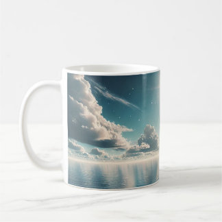 Taza De Café Ondas oceánicas celestes Gift Mug - Sky, Sea Gift