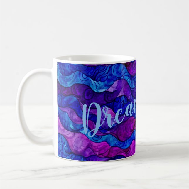 Taza De Café Ondas púrpuras Dream Mug (Izquierda)