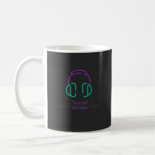 TAZA DE CAFÉ ONDAS SONORAS