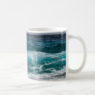 Taza De Café Ondas Vintage Surf