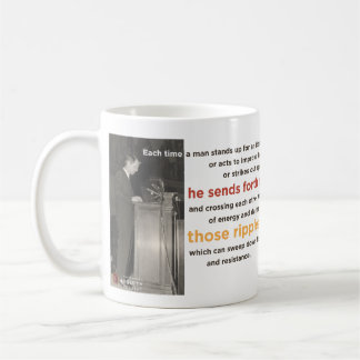Taza De Café "Ondulación de la esperanza" Roberto F. Kennedy
