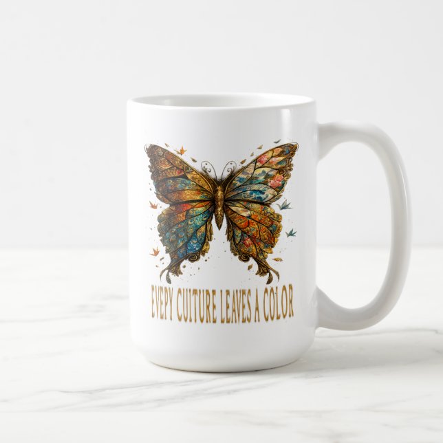 Taza De Café Ondulaciones Culturales (Derecha)