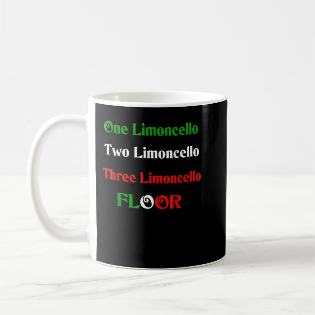 Taza De Café One Limoncello (licor italiano)  (Izquierda)