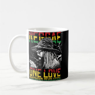 Taza De Café One Love Reggae Music Heartbeat Rastafari Rasta