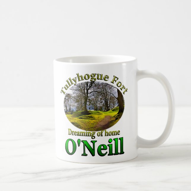 Taza De Café O'Neill Dreaming de casa Tullyhogue Fort Ireland (Derecha)