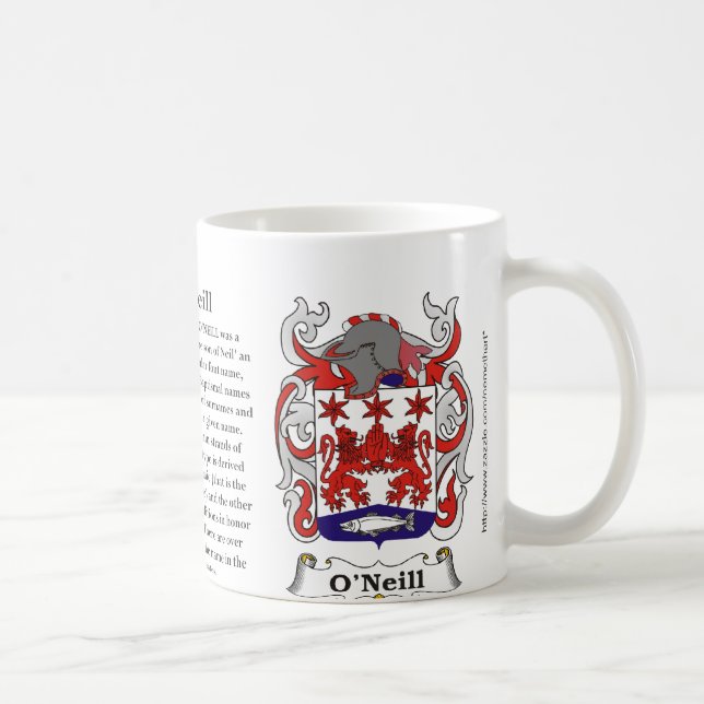 Taza De Café O'Neill, el origen, significado y el escudo (Derecha)