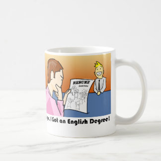 Taza De Café Oops, conseguí un grado inglés