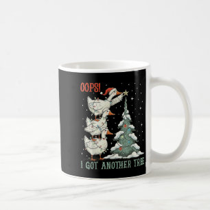 Taza De Café Oops I Got Otro Árbol Merry Goosemas Silly Goose