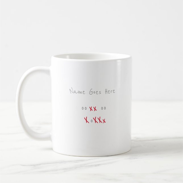 Taza De Café ooxxooXoXXx de encargo (Izquierda)