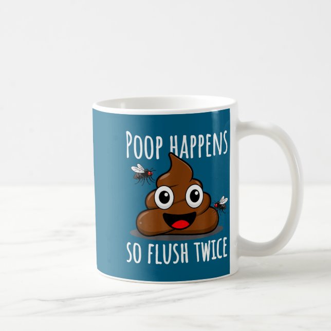 Taza De Café Op Happens So Fluwice Funny Toilet Humor  (Derecha)
