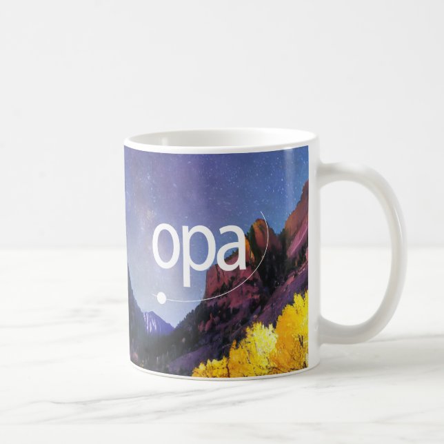 Taza De Café OPA 2025 Retreat Coffee Mug (Derecha)
