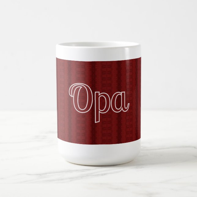 Taza De Café Opa Deep Red (Centro)