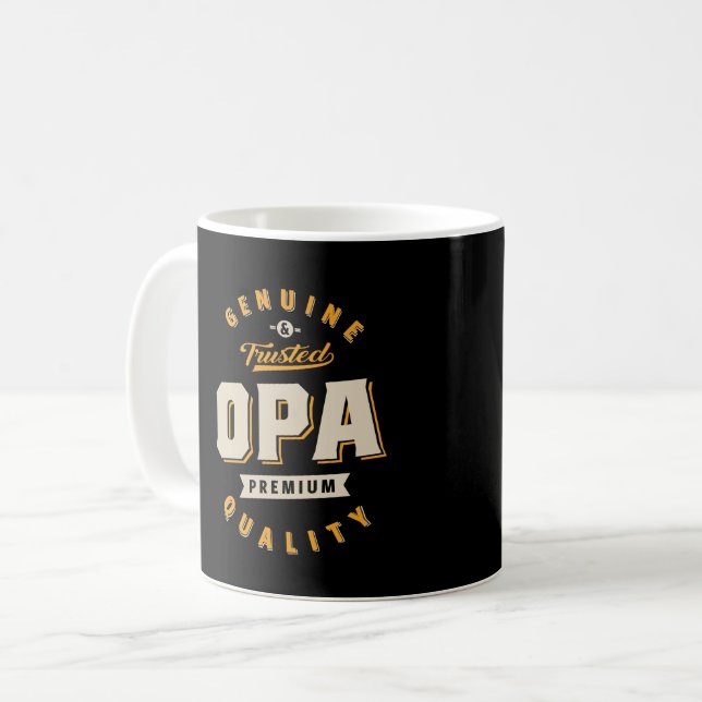 Taza De Café Opa original y confiable (Anverso izquierdo)