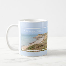 Taza De Café Opal Coast Turquoise Sea and Cliffs