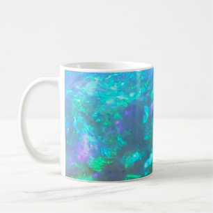 Taza De Café Opal verde azul - Mugs