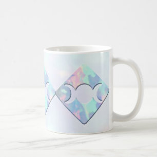 Taza De Café Ópalo triple de la luna