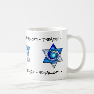 Taza De Café Opaque Seted Glass Magen David