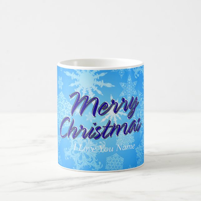 Taza De Café Opciones de música de Snowflake Art 10 (Centro)