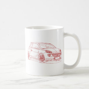 Taza De Café Opel Adams 2015
