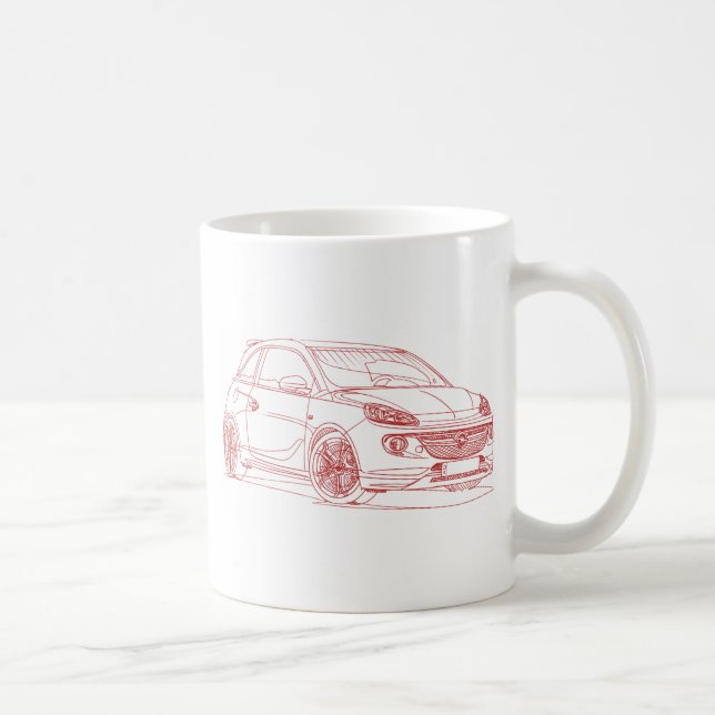 Taza De Café Opel Adams 2015 (Derecha)