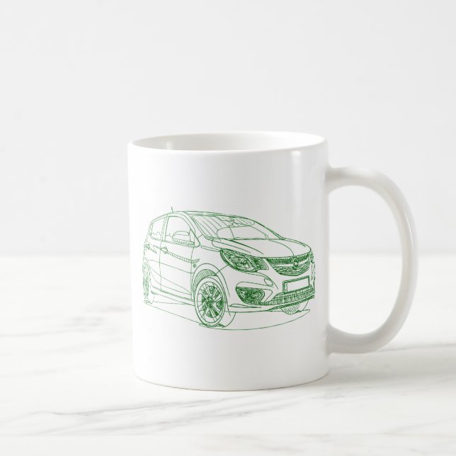 Taza De Café Opel Karl 2015 (Derecha)