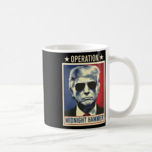 Taza De Café Operación Martillo de Medianoche Trump