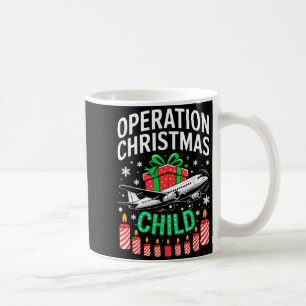Taza De Café Operación Niño de Navidad Diversión de Navidad de