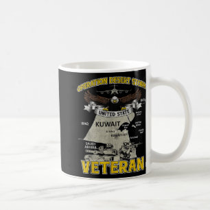 Taza De Café Operación Tormenta del Desierto Ods Veterano Iraq