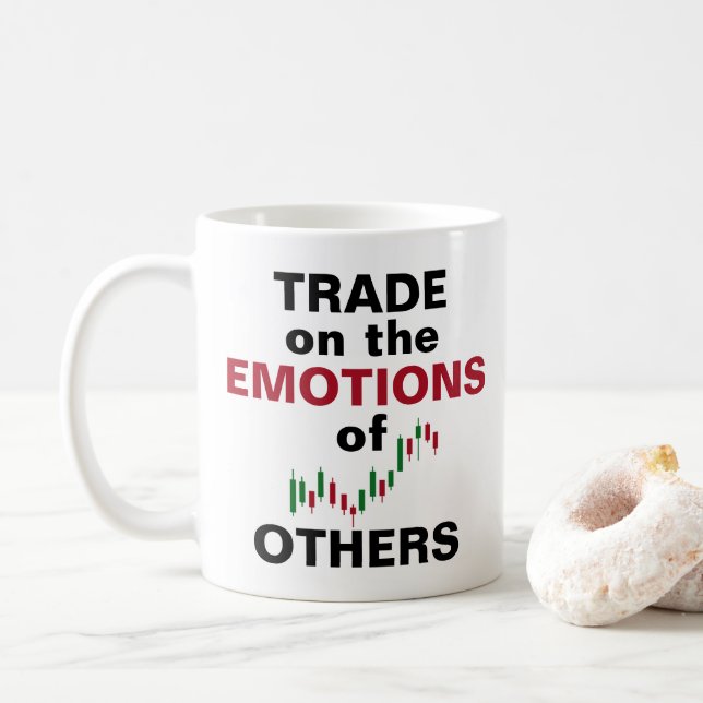 Taza De Café Operador de acciones (Con donut)