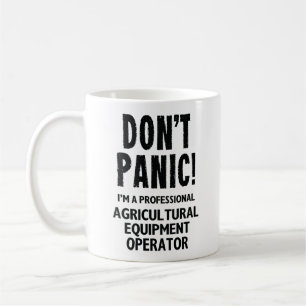 Taza De Café Operador de equipo agrícola