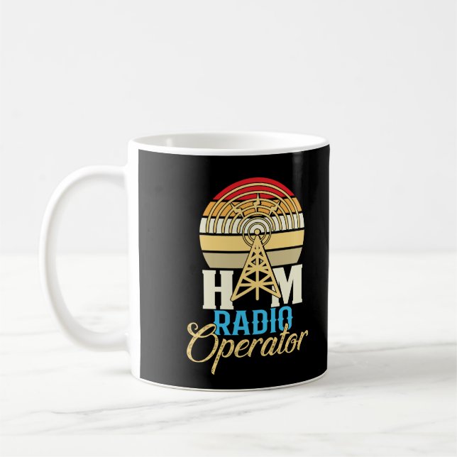 Taza De Café Operador de radio aficionado de Ham (Izquierda)