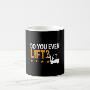 Taza De Café Operador del elevador de la horquilla, ¿acaso acas