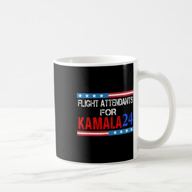 Taza De Café Operadores De Vuelo De Kamala Harris 2024 (Derecha)