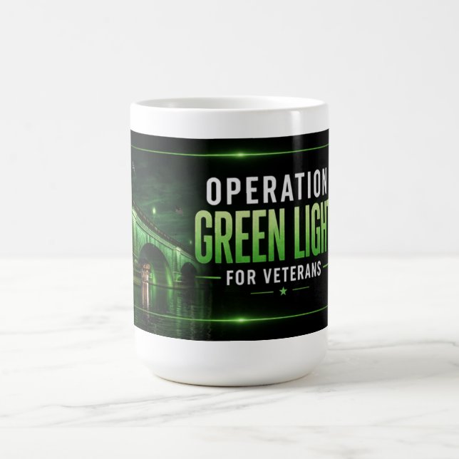 Taza De Café Operation Green Light for Veterans London Bridge (Centro)