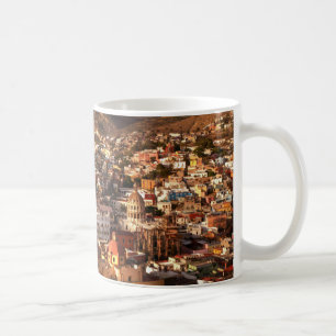 Taza De Café Opinión de la ciudad desde arriba
