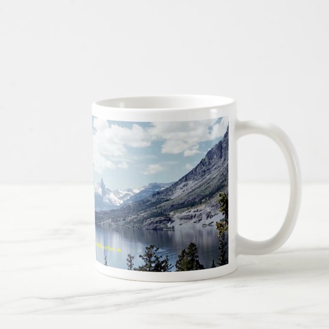 Taza De Café Opinión del lago mountain rocosa, Parque Nacional (Derecha)