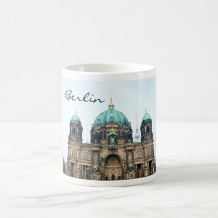 Taza De Café Opinión del vintage de la catedral de Berlín (Do