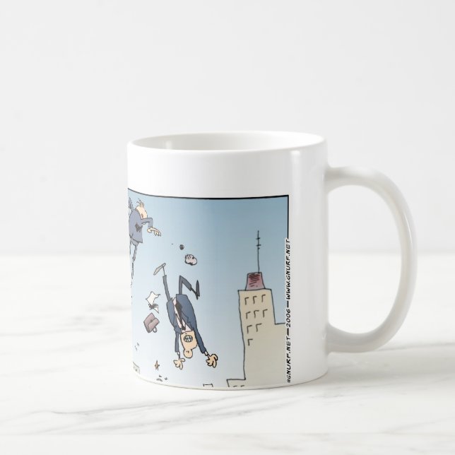 Taza De Café Oportunista común del desplome (Derecha)