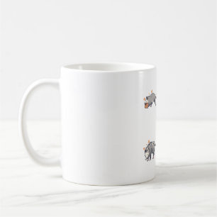 Taza De Café Opossum Delight � Cut Animal Art