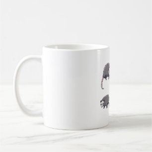 Taza De Café Opossum Delight � Cut Animal Art