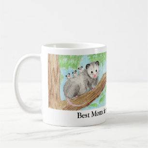 Taza De Café Opossum Mom