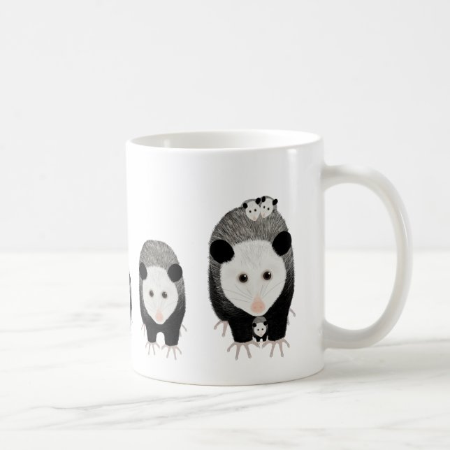 Taza De Café Opossum Mug (Derecha)