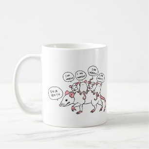 Taza De Café Opossum VALGO LA PENA