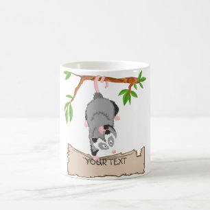 Taza De Café Oposum con la muestra