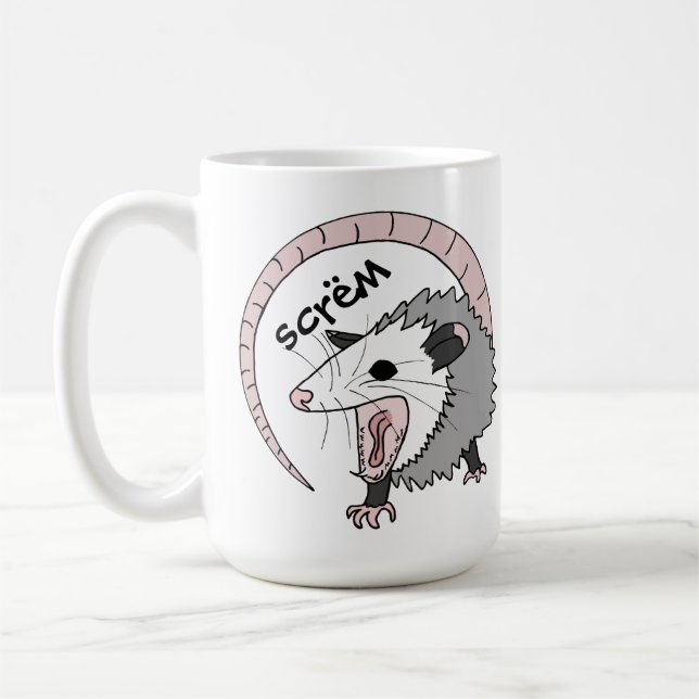 Taza De Café Oposum de griterío (Izquierda)