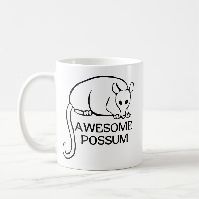 Taza De Café Oposum impresionante (Izquierda)
