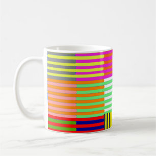 Taza De Café Óptica inspirada en Bauhaus