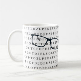 Taza De Café Óptico Examen de Vista y Gafas