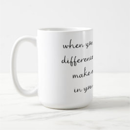 Taza de café optimista