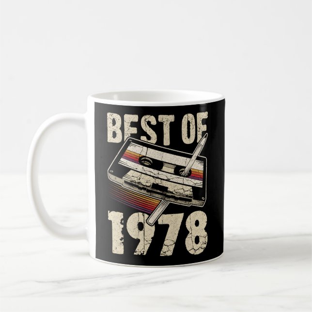 Taza De Café Óptimo De Audio Cassette De 1978 46ª 46 (Izquierda)